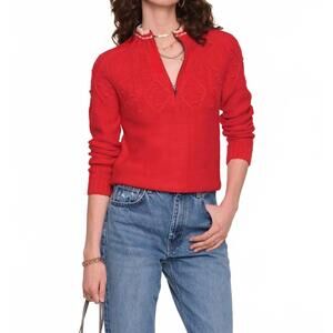 NEW HEARTLOOM bellini sweater in lipstick